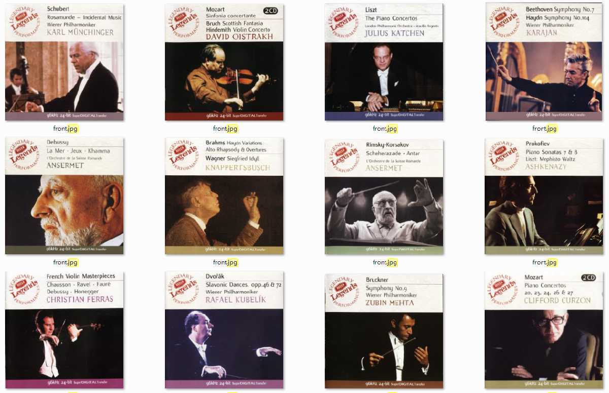 迪卡传奇《Decca Legends》系列专辑80张97CD合集第2张-乐想听 迪卡传奇《Decca Legends》系列专辑80张97CD合集第2张