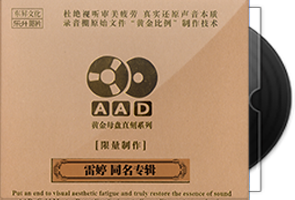 雷婷《同名专辑》1∶1黄金母盘直刻第1张